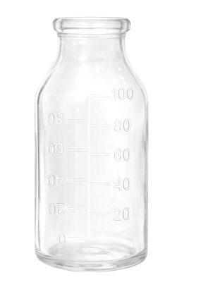 Бутылка стеклянная для крови II-100-2	