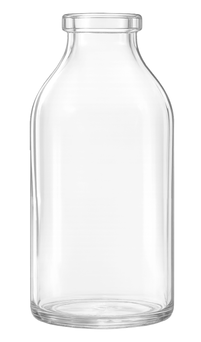 Бутылка стеклянная для крови II-100-2-27,5