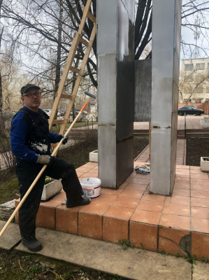 Реставрация обелиска